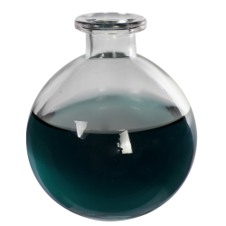 250mL Ball Round Clear Flint Glass Diffuser Bottle - Case of 24